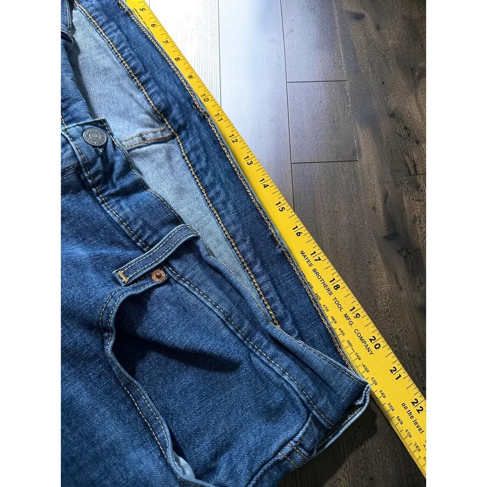 Levi's 559 Relaxed Straight Jeans Mens 42x30 Blue Denim Stretch Casual Workwear